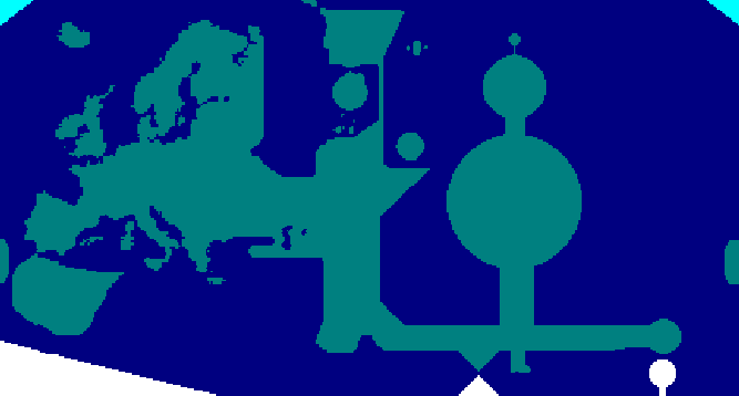 Earth as rendered in the M2. İn M2 iťs called Teremedó.